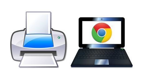 Printer and Chromebook Graphic