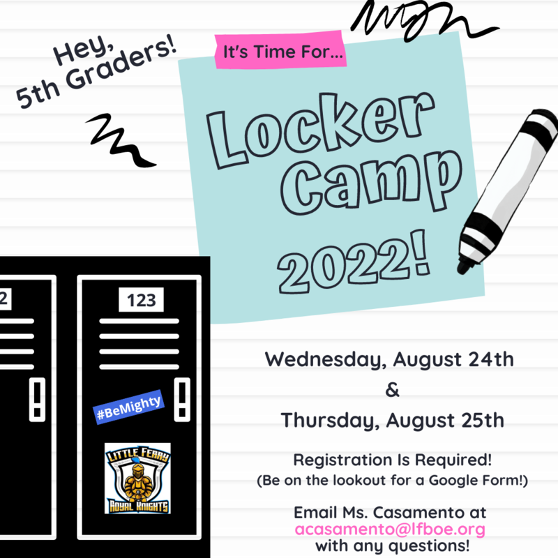 5th Grade Locker Camp 2022