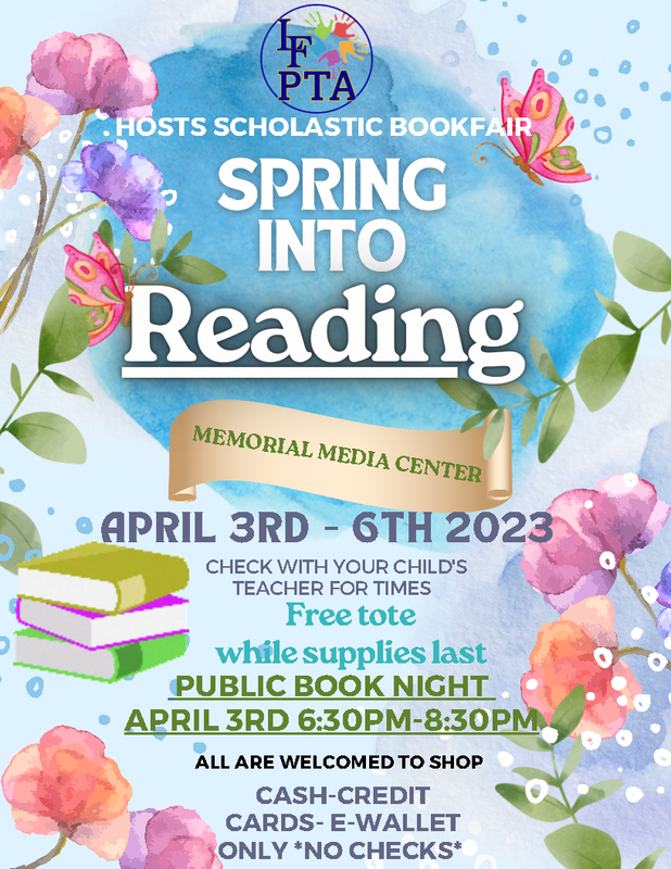 PTA "Spring Into Reading" Book Fair