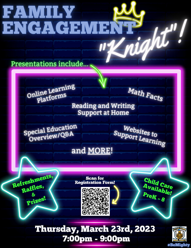 Family Engagement "Knight" Flyer