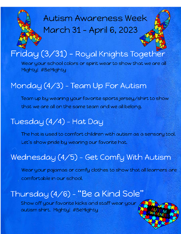 Autism Awareness Week Flyer