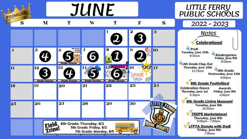 June Calendar of Events